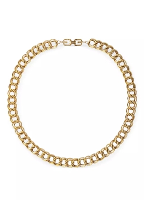 Givenchy Pre-Owned 1980s double chain-link necklace - Gold