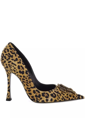 Roberto Cavalli Mirror Snake pumps - Neutrals