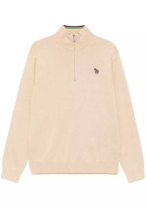 PS Paul Smith half-zip jumper - Neutrals