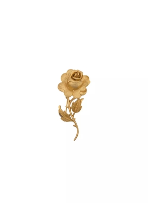 Susan Caplan Vintage 1960's Trifari rose brooch - Gold