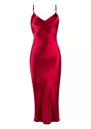 Gilda & Pearl Sophia slip silk dress - Red