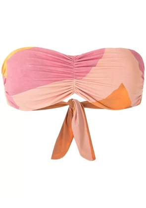 Clube Bossa Venet ruched bikini top - Multicolour