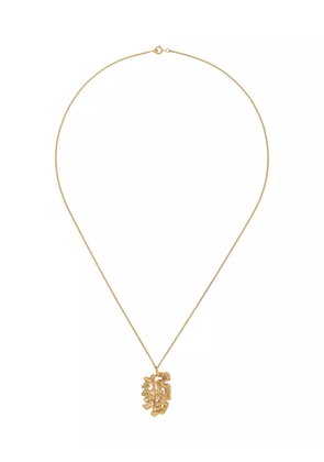 LOVENESS LEE dog Chinese zodiac necklace - Gold