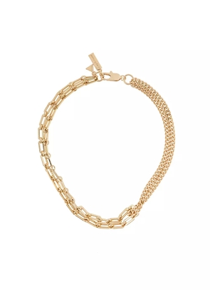 Coup De Coeur mixed chain necklace - Gold