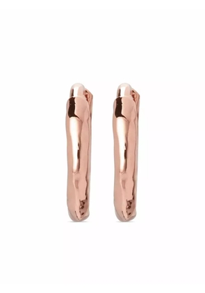 Monica Vinader Ziggy huggie earrings - Pink