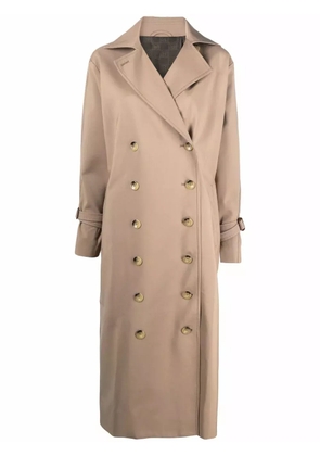 TOTEME double-breasted mid-length coat - Neutrals