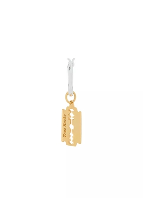 True Rocks razor hoop earring - Silver
