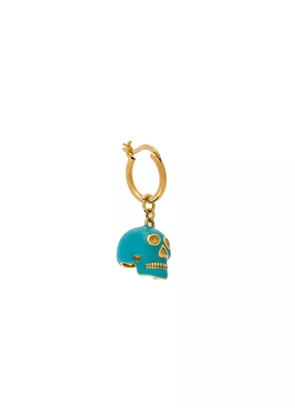 True Rocks small skull hoop earring - Gold