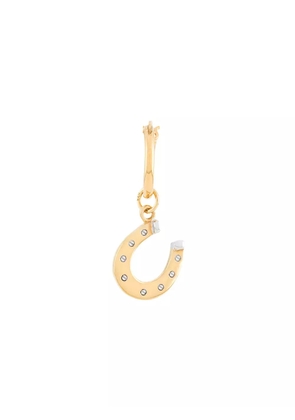 True Rocks horseshoe hoop earring - Gold