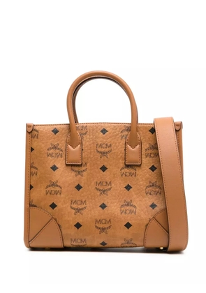 MCM small München tote bag - Brown