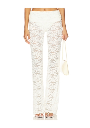 Bananhot Nana Pant in Cream. Size L. Also in M, S, XS.