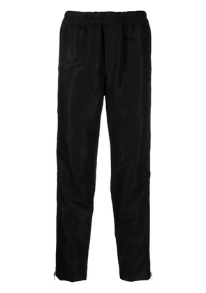 Black Comme Des Garçons side zip-detail trousers