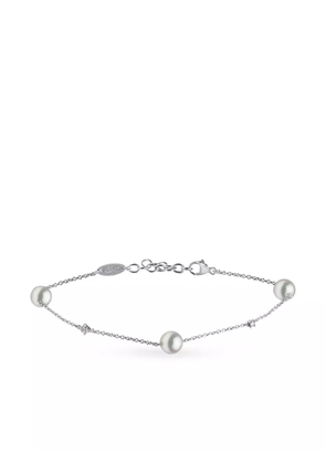 Yoko London 18kt white gold Classic Akoya pearl bracelet - Silver
