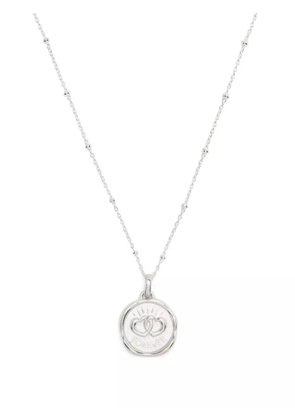 DOWER AND HALL Forever Hearts Talisman silver necklace