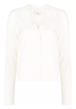 3.1 Phillip Lim V-neck crepe cardigan - White