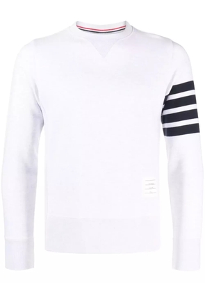 Thom Browne 4-Bar cotton jumper - White