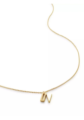 Monica Vinader Alphabet adjustable necklace - Gold