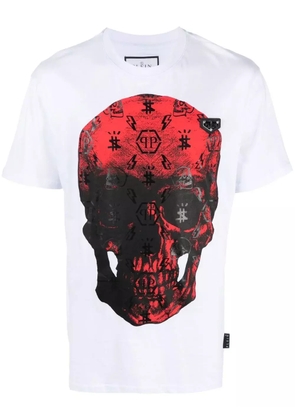 Philipp Plein skull-print short-sleeve T-shirt - White