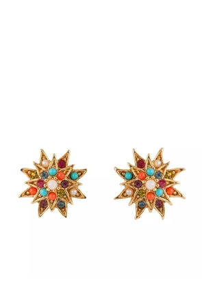 Susan Caplan Vintage x D'orlan 1980s crystal-embellished earrings - Gold