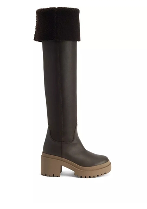 Giuseppe Zanotti Iwona 70mm leather boots - Brown