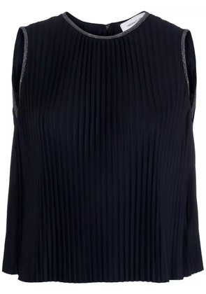 Fabiana Filippi ribbed sleeveless top - Blue