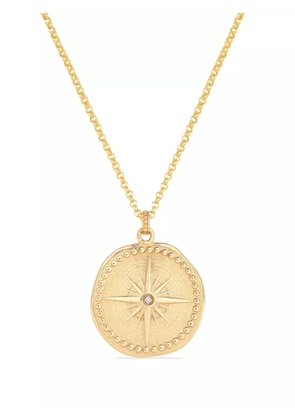 DOWER AND HALL True North talisman necklace - Gold