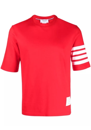 Thom Browne 4-Bar Stripe 2003-print T-shirt - Red