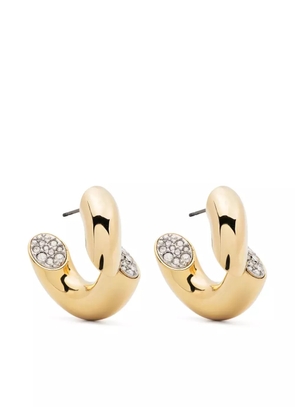 Lanvin Sequence rhinestone-embellished earrings - Gold