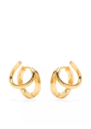 Panconesi Stellar hook-clip hoops - Gold