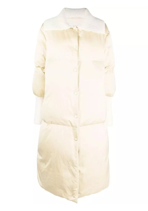Jil Sander padded contrast coat - Neutrals