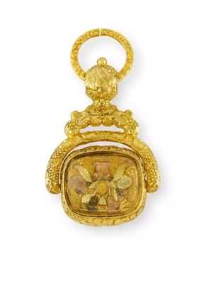 Pragnell Vintage Georgian gold-plated agate fob