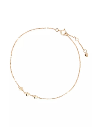Dinny Hall 10kt yellow gold Trio of Folded Hearts bracelet