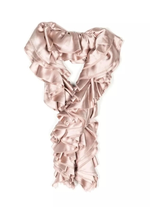 Gucci Pre-Owned draped silk scarf - Pink
