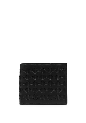 Serapian Mosaico bi-fold leather wallet - Black