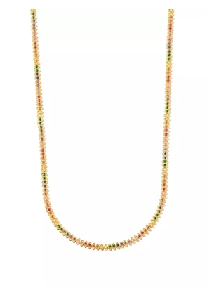 Sydney Evan 14kt yellow gold sapphire eternity necklace