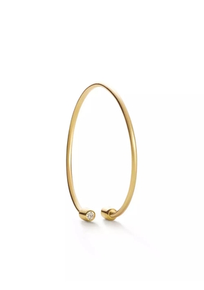 Shihara 18kt yellow gold Twist Round 03 diamond single earring