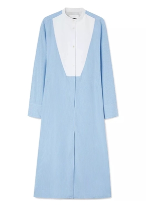 Jil Sander plastron poplin shirtdress - Blue