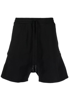 11 By Boris Bidjan Saberi drawstring-waist cotton shorts - Black
