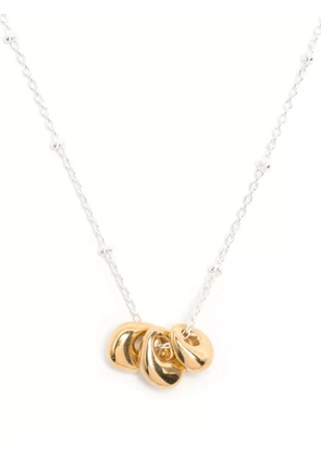 DOWER AND HALL Nugget Trio pendant necklace - Gold