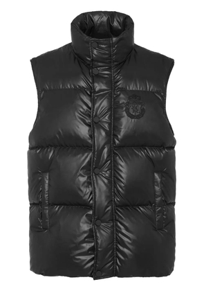 Billionaire logo-embroidered padded gilet - Black