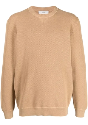 Pringle of Scotland round neck cotton jumper - Brown