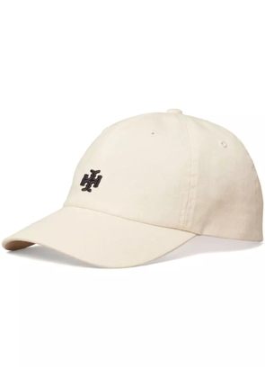 Tory Burch logo-embroidered baseball cap - Neutrals