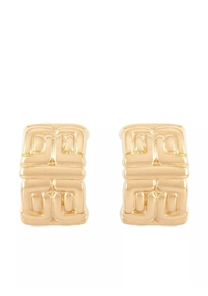 Givenchy Pre-Owned 1980s 4G-motif clip-on earrings - Gold