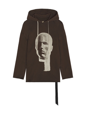 DRKSHDW by Rick Owens Peter Hoodie in Grey. Size L. Also in M, S, XL/1X.