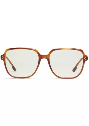 Gentle Monster Mua T4 square-frame glasses - Brown