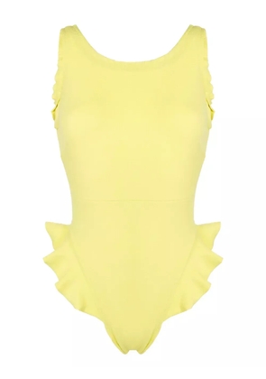 Clube Bossa Goya ruffled swimsuit - Yellow