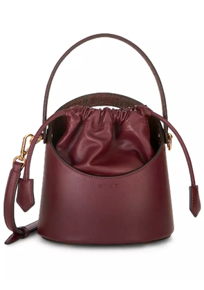 ETRO mini Saturno leather bucket bag - Red