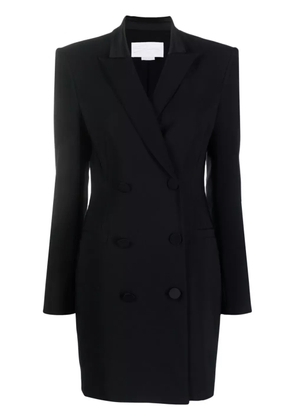 Genny double-breasted taylored minidress - Black