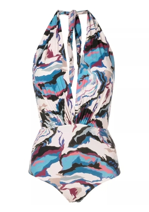Clube Bossa Deneuve halterneck swimsuit - Multicolour