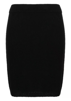 Cashmere In Love Ula brushed-effect miniskirt - Black